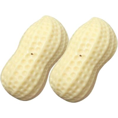 Dog Chew Peanut Shaped Molar Playthings for Puppies Interactive Chewing Reduces Distracts Pets for Dogs