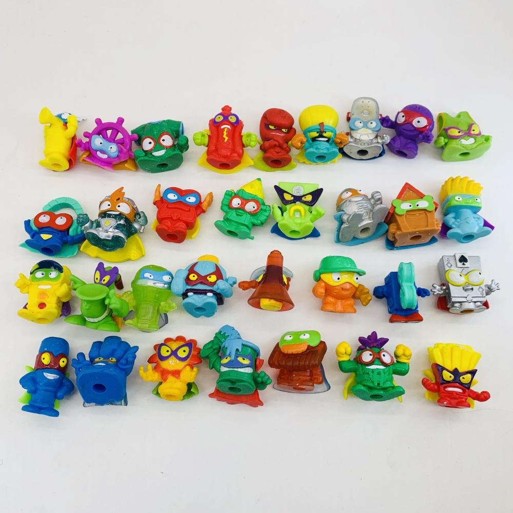 5-15 stuks Originele Superzings Actiefiguren 3CM Superthins Vuilnis Afvalinzameling Figuur Speelgoed voor Kinderen Cadeau Geen Herhaling
