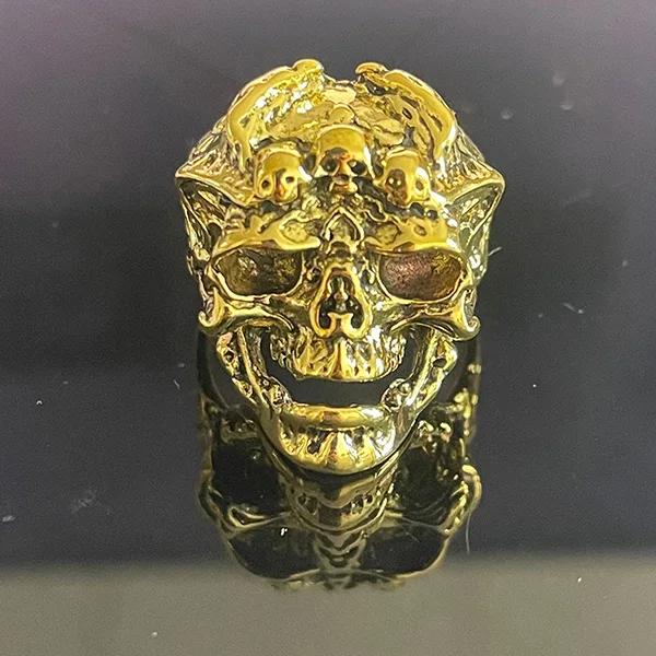 Best Sellers! Rock Gothic Skull Head Ring, Male Gift