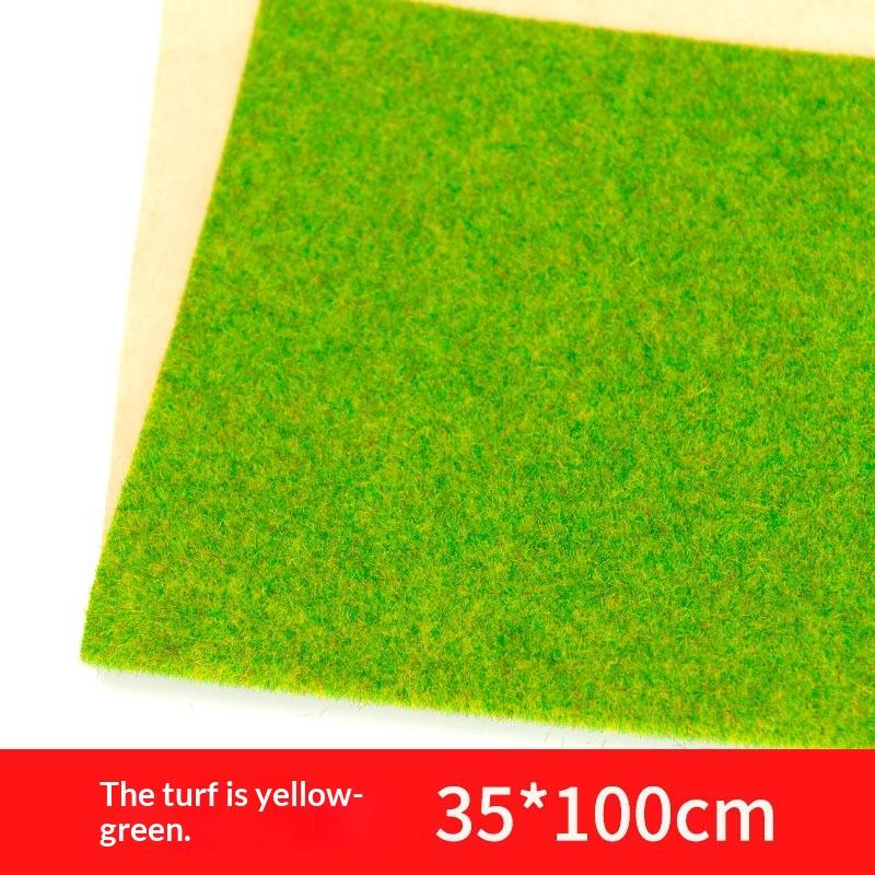 1Pcs Grass Mat Turf 3D Landscape Decor 35X50Cm 35X100Cm Artificial Grass Mat Layout Train Railway Artificial Lawn Carpet Model
