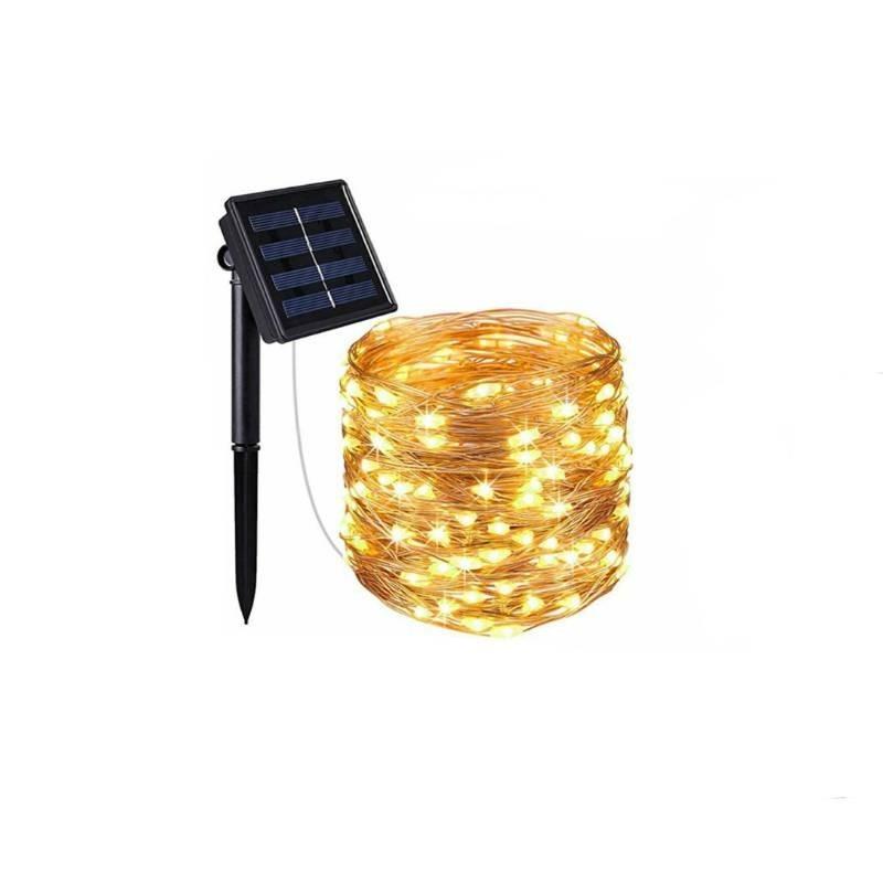 

Copper 200led 20m Wire String Light 2v Micro Wire Light Outdoor Waterproof Warm