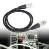 1m/3.3ft Microphone Cable 3Pin XLR Male to 3Pin XLR Female Male to Female Cable  for Speakers