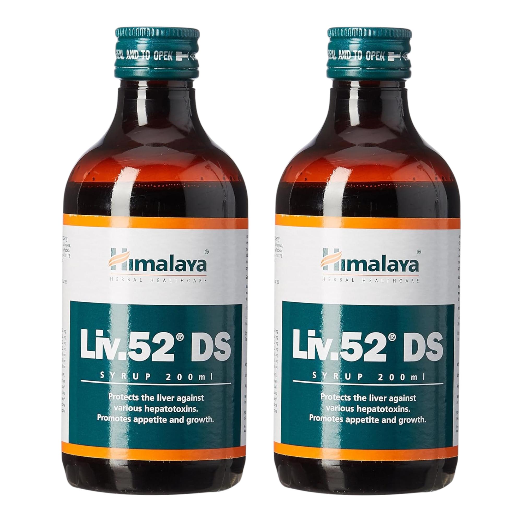 

Himalaya 2 x Liv.52 DS Syrup 200ml | Supports Liver Wellness, Metabolic Health & Detox Protection for Adults and Children
