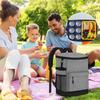 17L 30 Cans Cooler Backpack Large Capacity Thermal Backpack Cool Warm Insulated Backpack for Camping Hiking Picnic