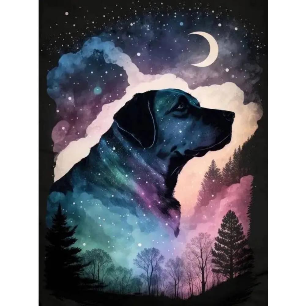 DIY Full Round Diamond Painting Cross Stitch 3D Art Style Home Scene Animal Decorative Diamond Painting 5d Diamond Art Painting