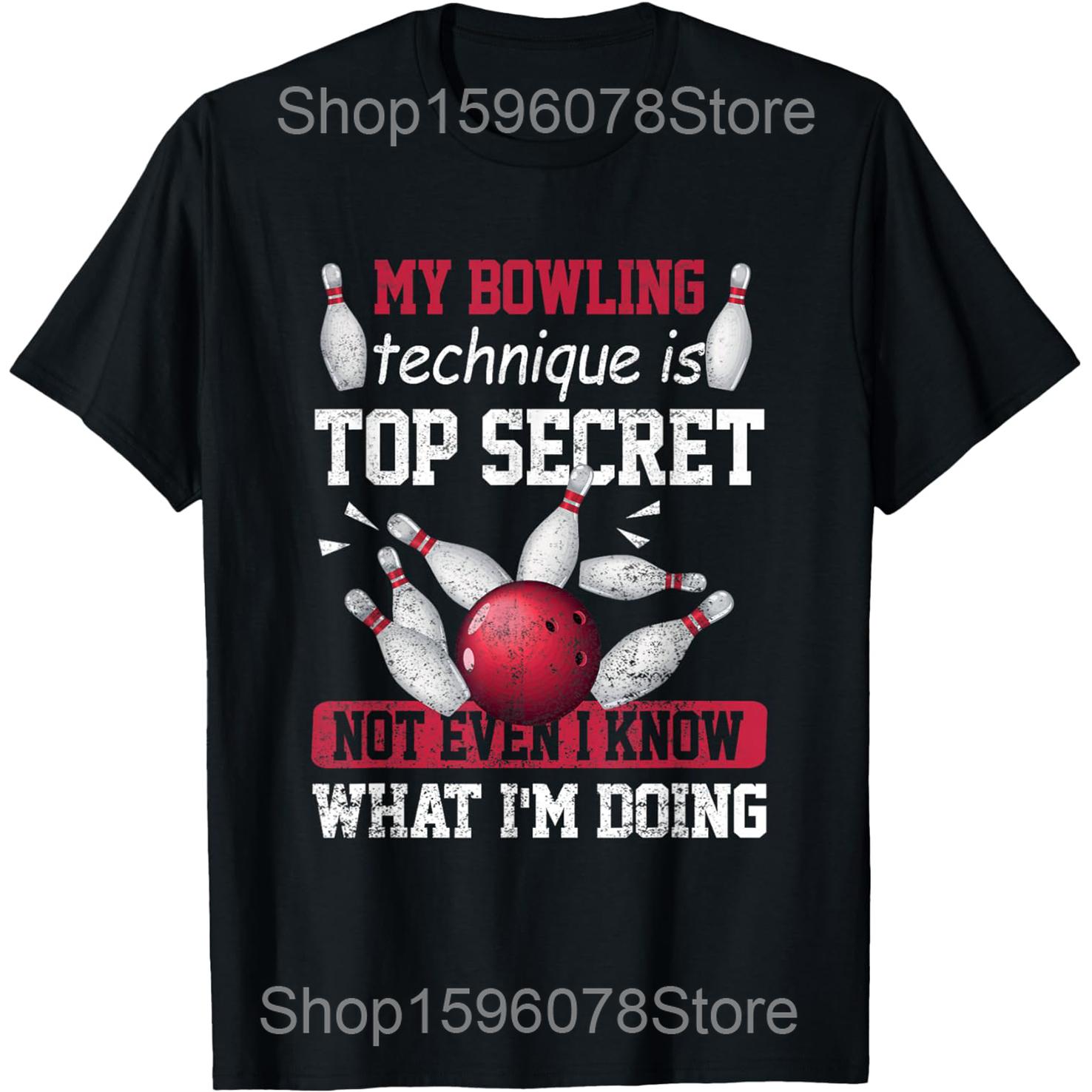 This is My Spare Bowling Bowler Funny Team T Shirts Men Cotton Humor Streetwear Tee Shirt Short Sleeve Unisex Loose Clothing S