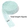 10Yards/Roll 2cm Lace Ribbon Hollow Out Lace Trim Ribbon For DIY Christmas Wedding Party Garment Sewing Gifts Wrapping Decor