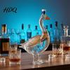 Unique Wine Bottle Design Goose Bird Shape Whiskey Decanter 3D Glass Animal