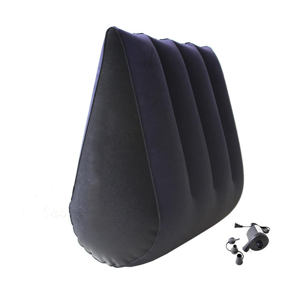Soft Inflatable Portable Multifunction Magic Triangle Pillow Love Position Cushion Enjoy Relaxing for Couple Multiple Poses
