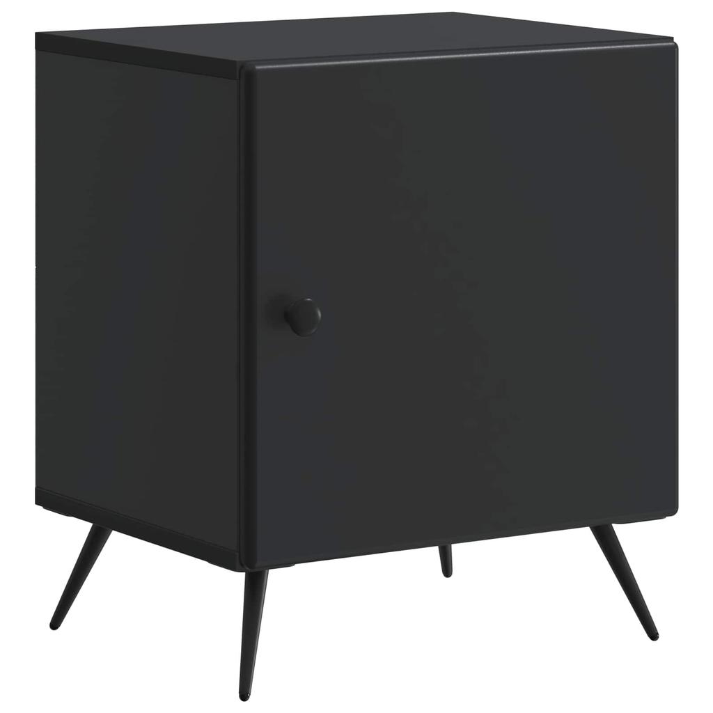 Nightstand Black 43 x 34.5 x 50 cm Particleboard