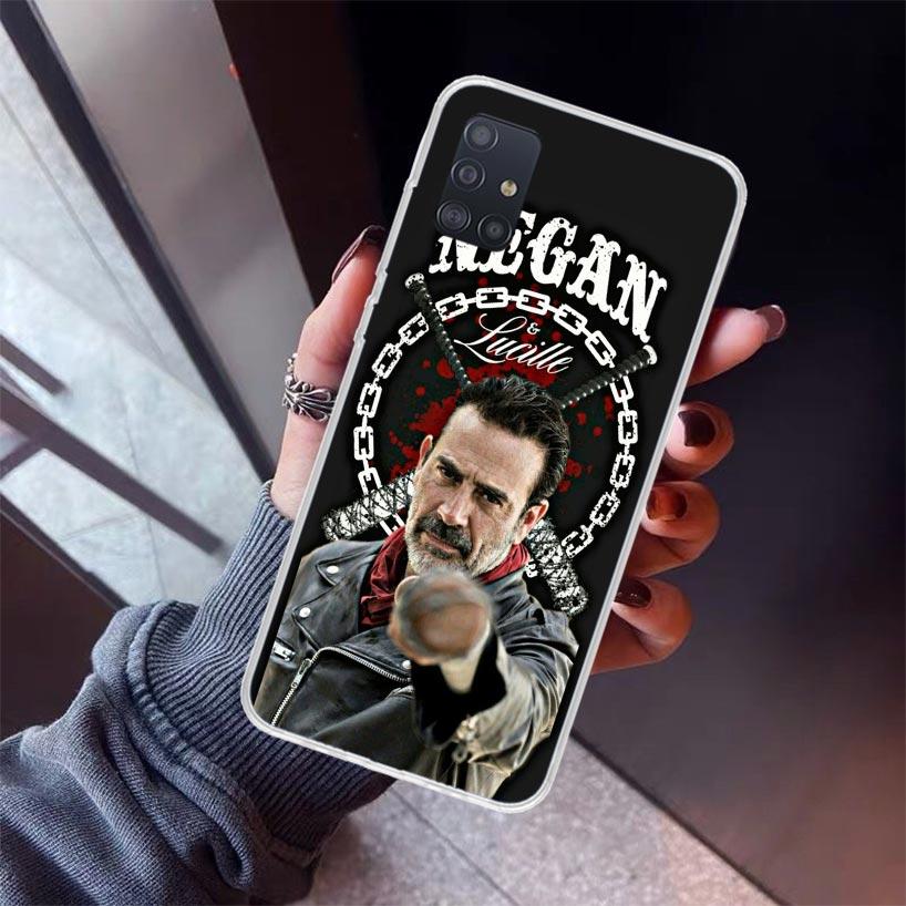 Negan The Walking Dead Phone Case For Samsung Galaxy A52 A51 A50S A32 A22 A12 A02S A72 A71 A31 A70 A30S Note 20 Ultra 10 Plus S1