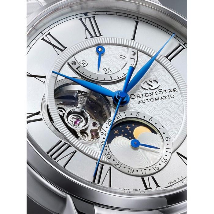 [Orient Star] ORIENT STAR Automatic Watch M45 F7 Mechanical Moon Phase Japanese Made with Extra Strap 2-Year Warranty RK-BT0001S Men's White