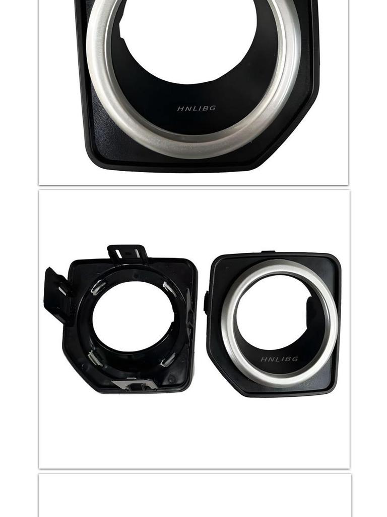 Land Rover Freelander 2 Nebelscheinwerfer-Zierleiste LR040783 LR040784 - Schwarz/Silber