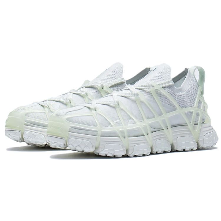 Li Ning Mix Ace Trendy Low-Top Sports Casual Shoes Women sneakers Frost-White AZGS030-1