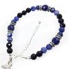 WOLFMAN Silver Accessory Bracelet Unisex Lapis Lazuli Onyx Sodalite (WOLFMAN BRS) B.R.S