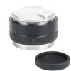 Justerbart djup 53/58mm Kaffefördelare Tamper Professionell Espresso Handtamper Dubbelhuvud Kaffenivellerare Portafilte