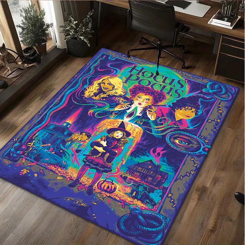 Halloween Magic Carpet Carpet Office Decorative Carpet For Living Room Bedroom Door Mat Floor Rug Computer Chair Area Rug