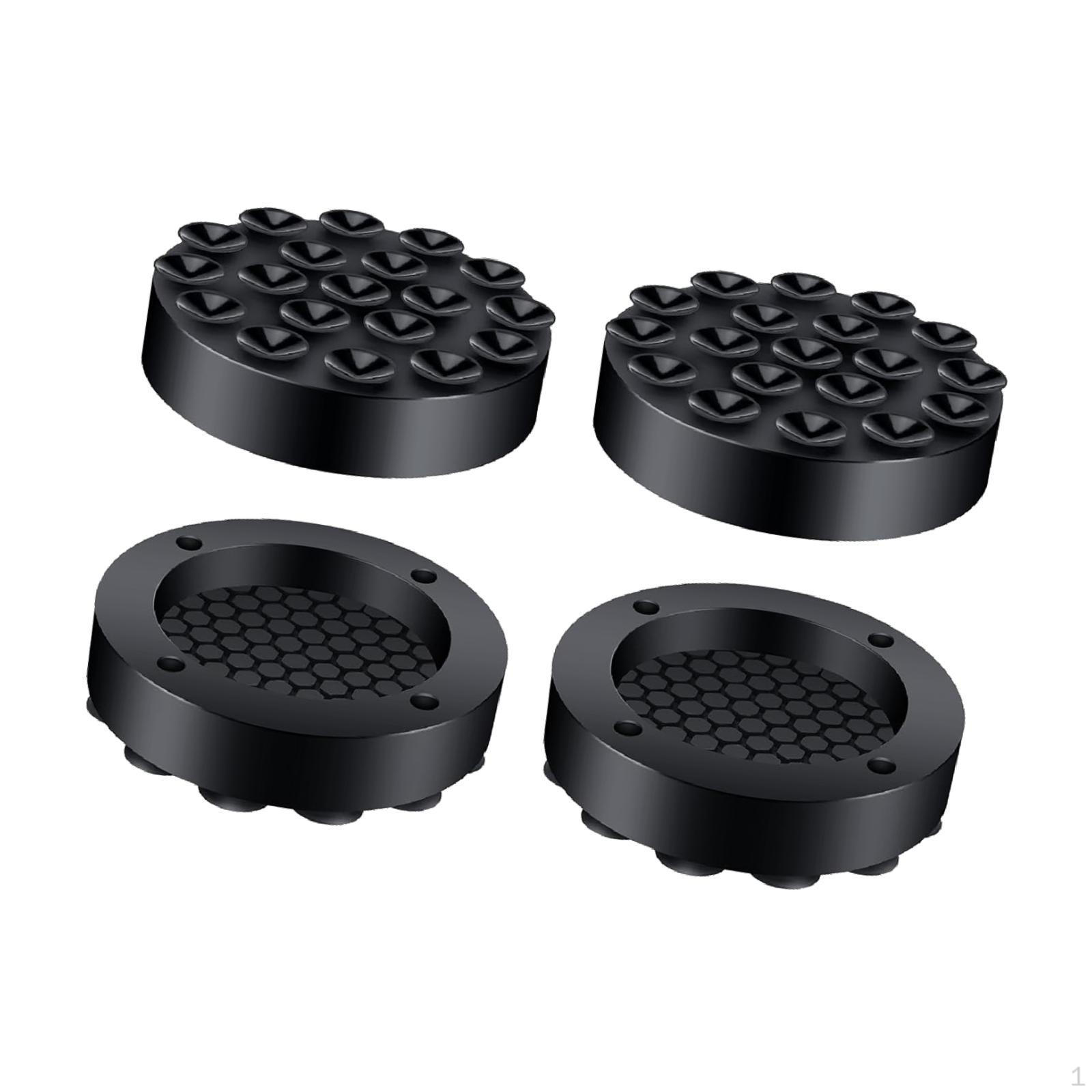 

4 шт. в упаковке для гашения вибрации для стиральных и сушильных машин чёрный