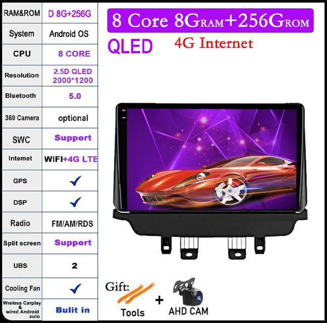 Android 14 For Mazda CX-3 CX3 Mazda 2 DK 2014-2021 QLED IPS CarPlay DSP Car Radio GPS Multimedia Player Navigation HU DVD 4G LTE