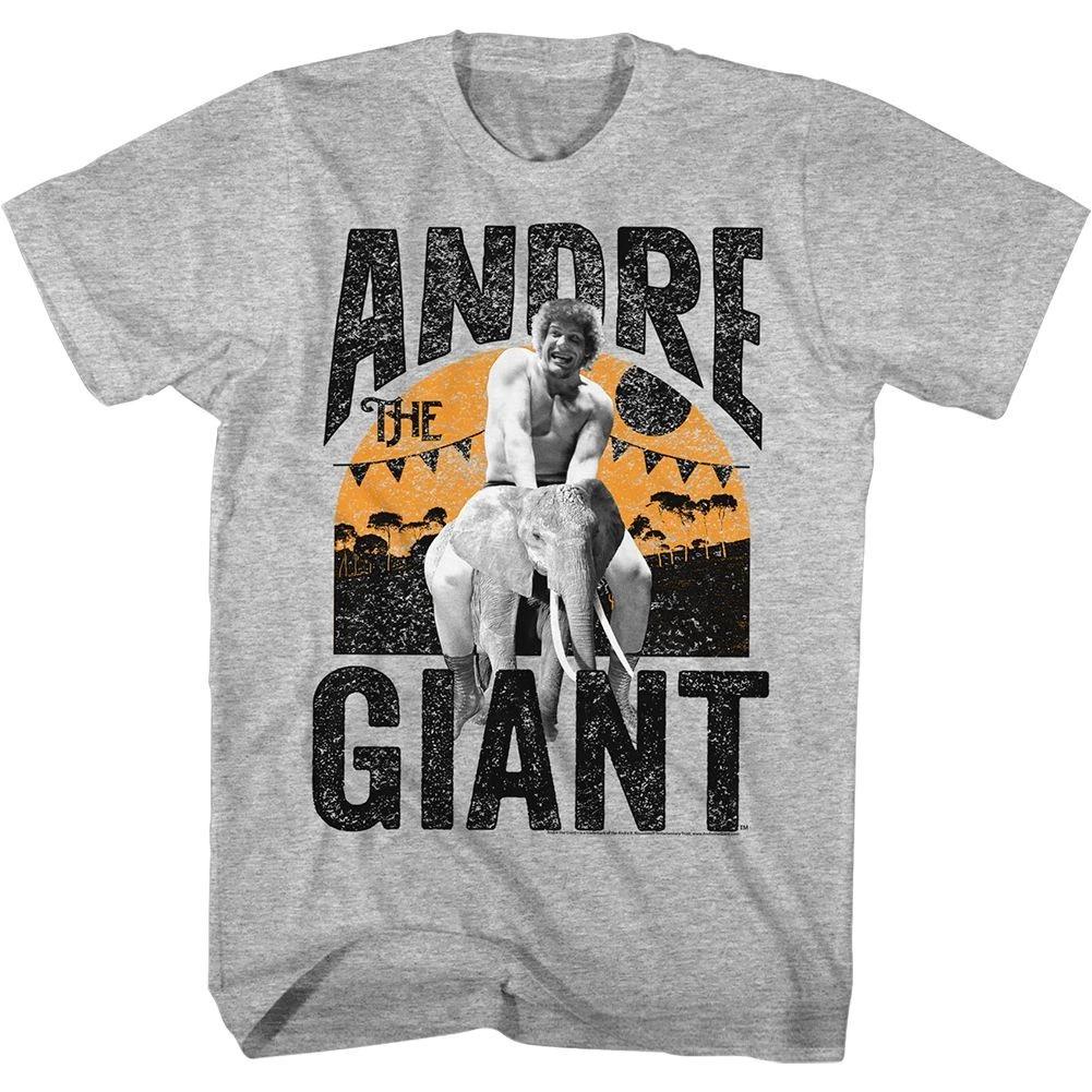 Andre The Giant - Elephant Ride - Short Sleeve - Heather - - Children s T-shirt 130