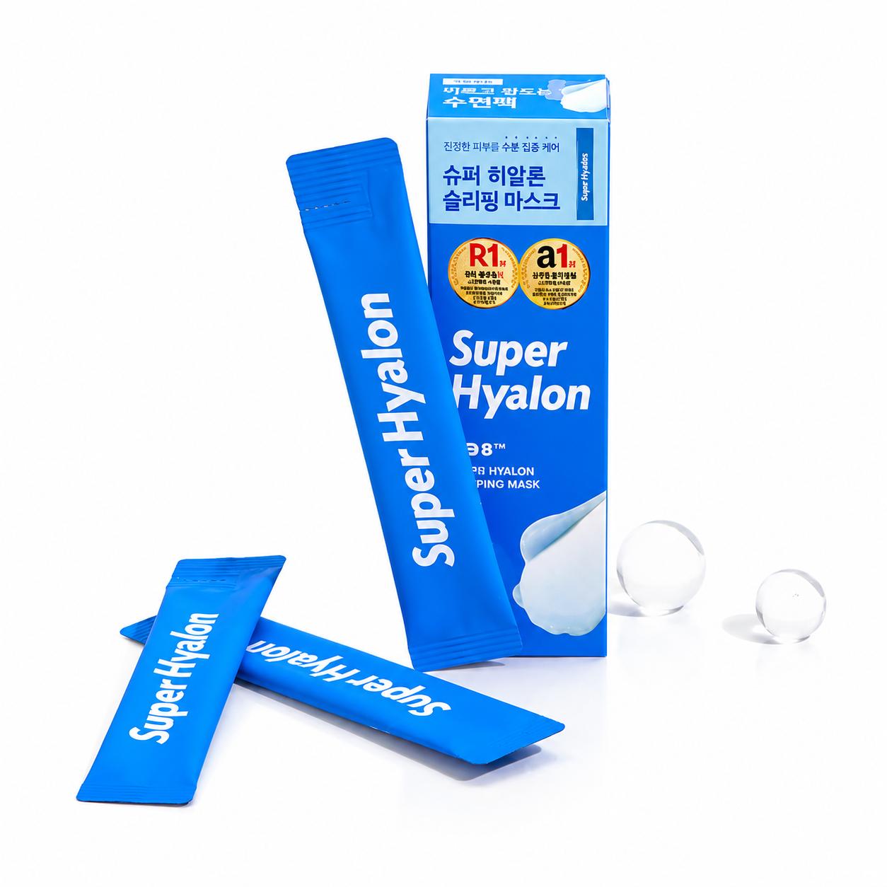 VT Super Hyalon Sleeping Mask 4ml x 6pcs Korean Hydrating Overnight Mask for Moisture and Glow Care