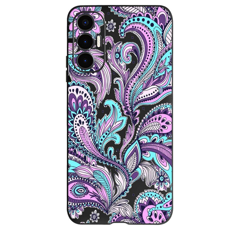 

For Fundas TECNO Pova 3 Case Flowers Butterfly Eiffel Tower Phone Case On Tecno Pova3 LF7n 6.9 Back Cover TECNO Pova 3