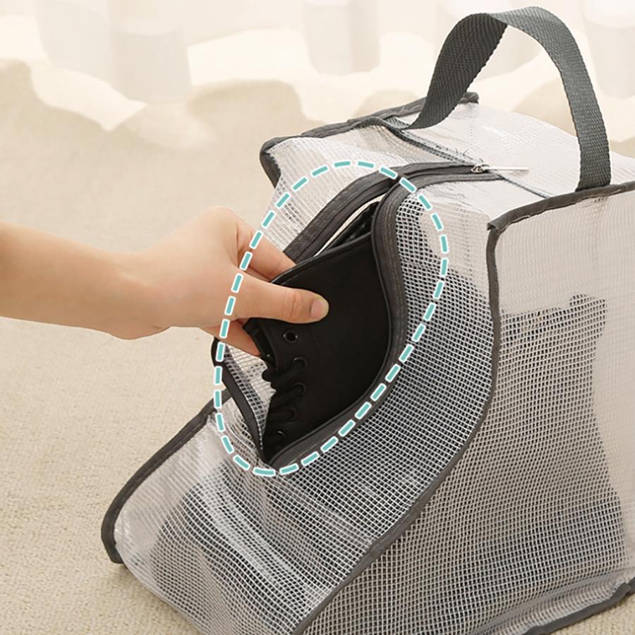 Stiefelaufbewahrung, Tragbare Aufbewahrungs- oder Schutztasche für kurze Stiefel und hohe Stiefel, Schuhstaubbeutel, Schuhüberzieher für Reisen, Klarsichthülle