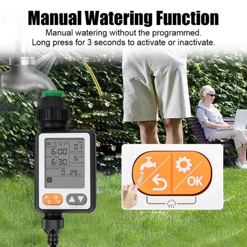 Large Screen Automatic Irrigation Timer Garden Watering Timer Garden Sprinkler Systems