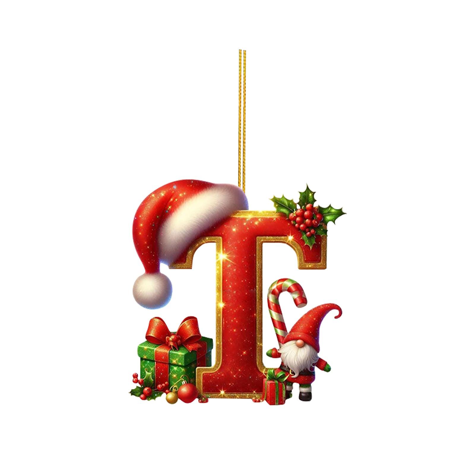 

26 букв,Рождество,Украшения,Акрил,1 One Size