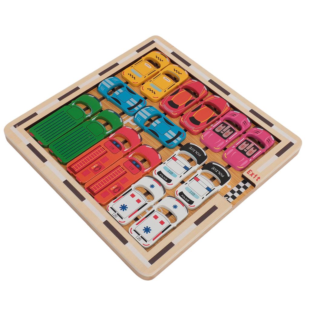 Jam Puzzle Game Wooden 120 Levels Sliding Puzzle Game for Age Over 5 Children Kids Gift