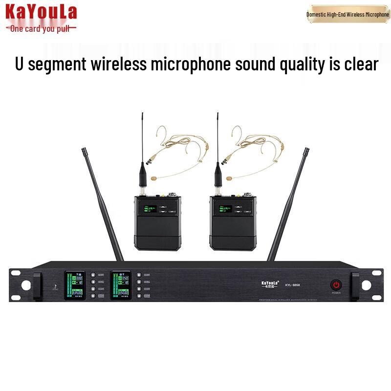 

KaYouLa Professional Wireless UHF Microphone System (CN version)
