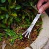 1pc Stainless Steel Root Rake Bonsai Potted Plants 3-Prong Loosen Soil Tool Handheld Rustproof Rake Home Gardening Tool