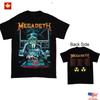 Trending 1990 Megadeth Rust In Peace Tour Black T-Shirt Double Side Tee Unisex T-Shirt