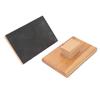 1 Pair Musical Sand Block 10x6cm Wooden Instrument Music Toy for Playing Performance