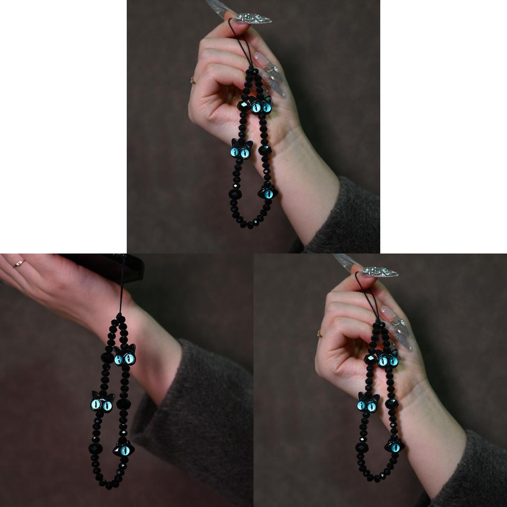 Monster Cat Phone Lanyard Pvc Wrist Strap For Men Women Smartphone Accessory