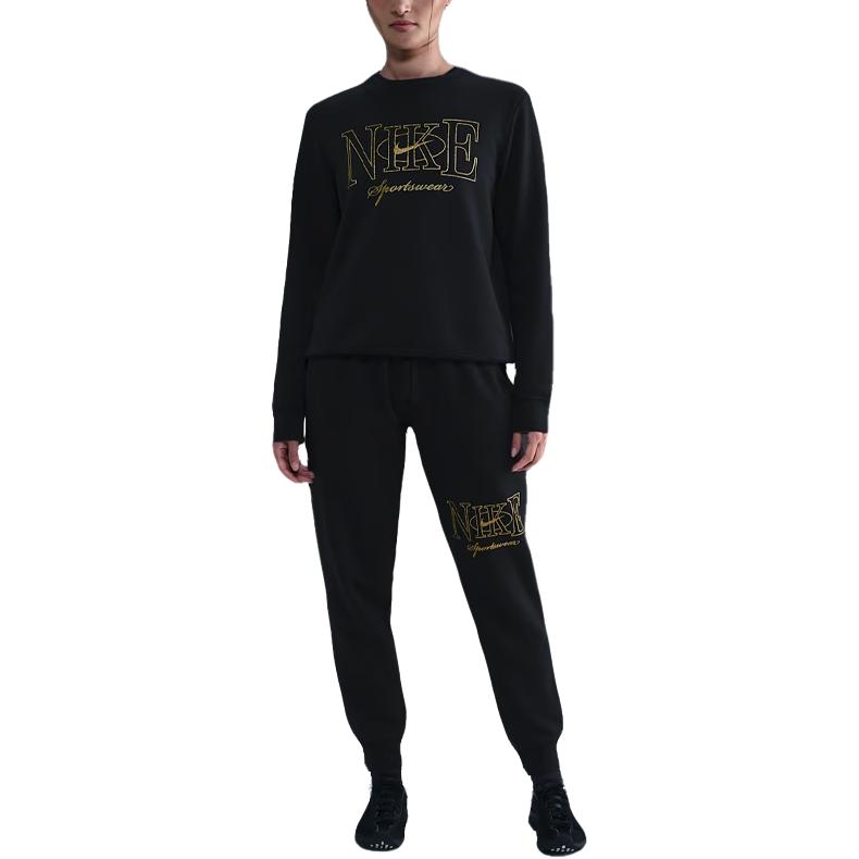 Nike Sportswear Club Fleece Sweatshirt Women s Black FV8058-010 L