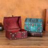 Traditional Wooden Storage Chest Dateless Locking System Compact Organizers Decorative Home Accent Storage Container