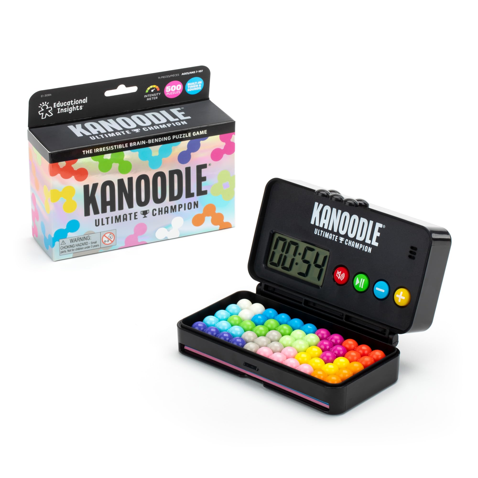 Educational Insights Kanoodle Ultimate Champion Brain Training Puzzle Game with Timer