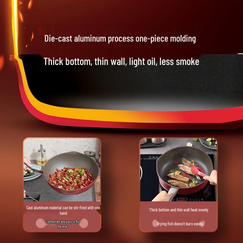 Supor Hot Red Spot Smart Non-stick Frying Pan