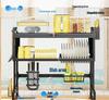 Huadie Lai Over-Sink Dish Drying Rack with Cabinet