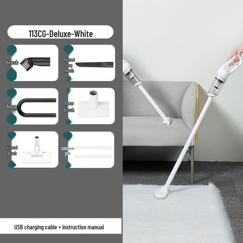 Wireless Cross-Border Car & Home Vacuum Cleaner: High-Power Handheld with Strong Suction