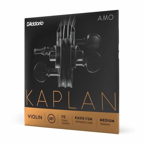 

D Addario Kaplan Amo Violin Strings, KA310, 1/2 meter, Medium Tension Set