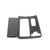 Set Black Car Center Cup Holder Panel Roller Blind Cover For Benz C W204 E W212