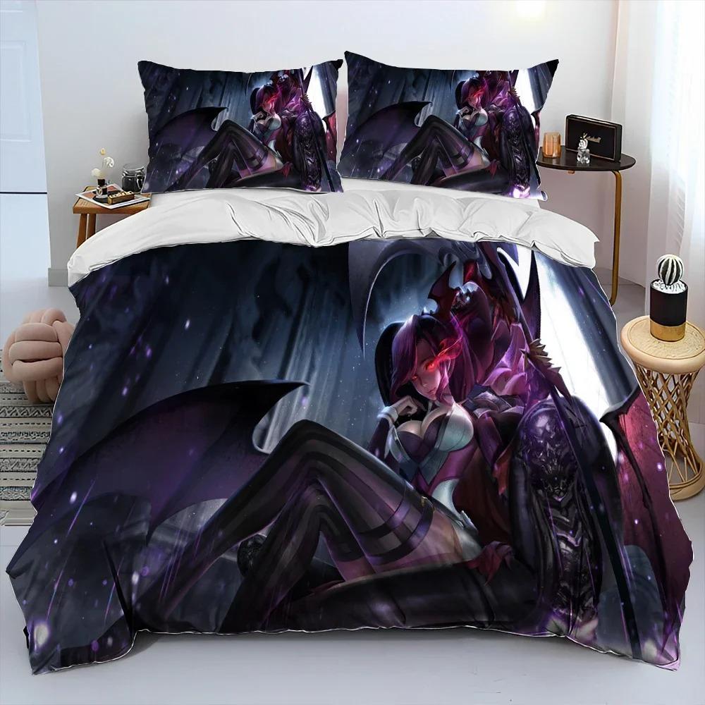 3D VALORANT Game Gamer Cartoon Comforter Bedding Set,Duvet Cover Bed Set Quilt Cover Pillowcase,king Queen Size Bedding Set Kid