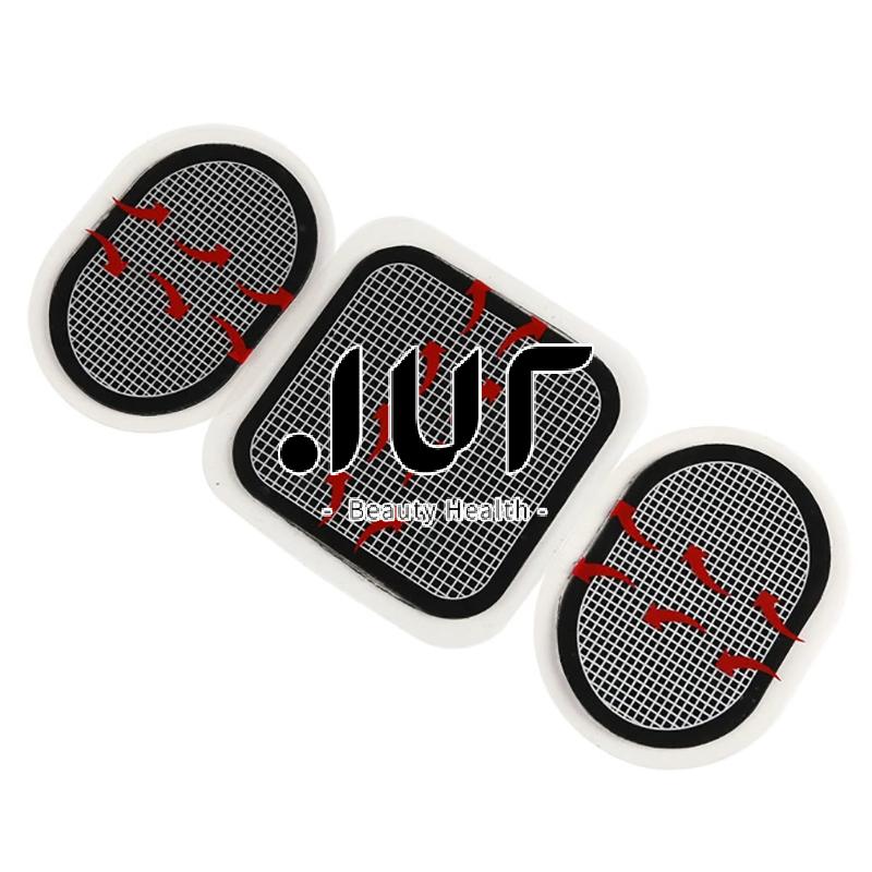 3Pcs Abdominal Patches Replacement Gel Sheet Electrode Pads Electric Muscular Stimulation Patch Excellent Conductivity Reusable