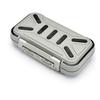 Waterproof Fishing Tackle Box Impact Resistant Compartment Adjustable for Fishing Hook Lure Medicine Pill Grey