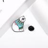 Spille Smaltate Buon Inverno Personalizzate Uccello Gatto Volpe Tartaruga Oca Spille da Bavero Spille Animali Gioielli per Maglioni Regalo per Amici
