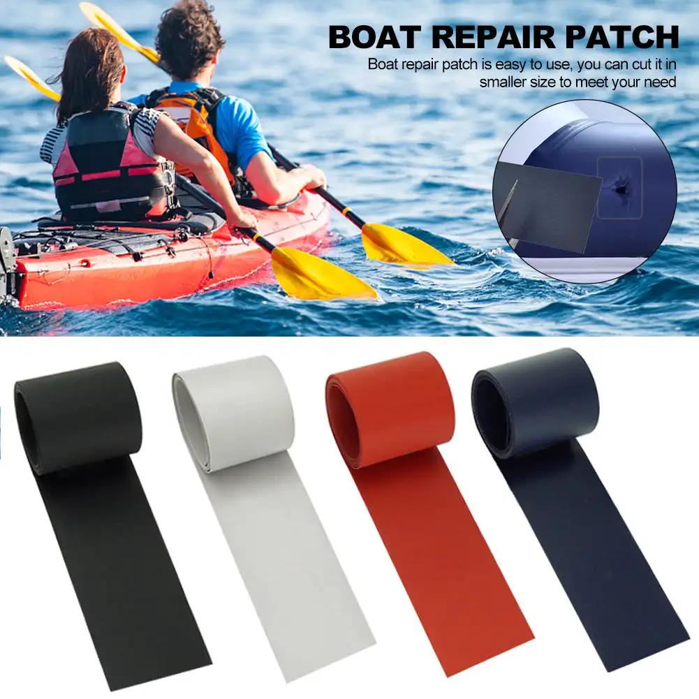1 Rolle 5 * 100 cm Schlauchboote Kajak Spezial Beschädigte undichte Löcher PVC Reparatur Flicken Kit Geklebt Wasserdicht Patch Werkzeug Boot