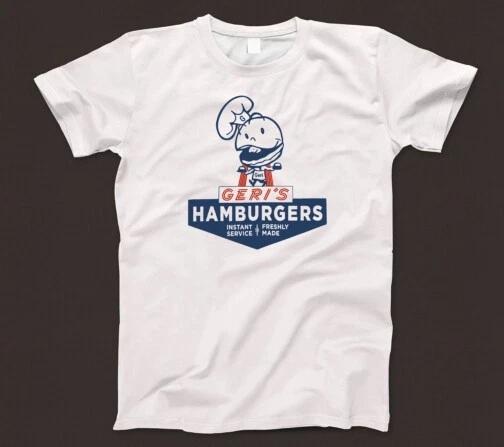 Geri's Hamburgers T Shirt 887 Retro Fast Food Drive In Wisconsin Illinois Henrys