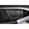 Real Carbon Fiber Inner Door Bowl Cover Trim 4PCS Fit For Ford Edge 2015-